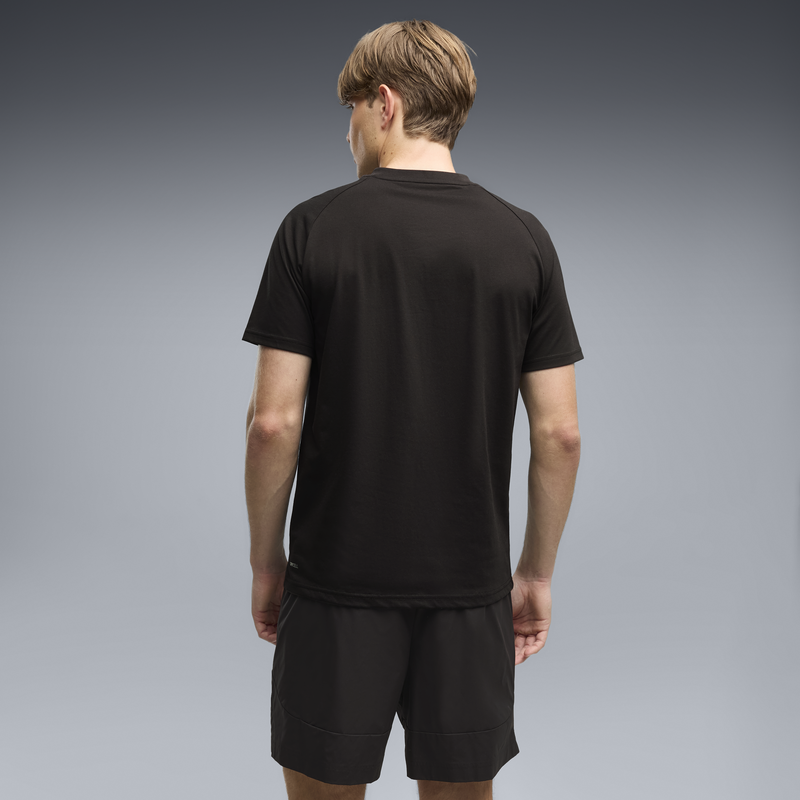 MCFC LW PUMATECH POCKET TEE - PUMA Black-Yellow Blaze